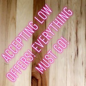 Everything is on sale!